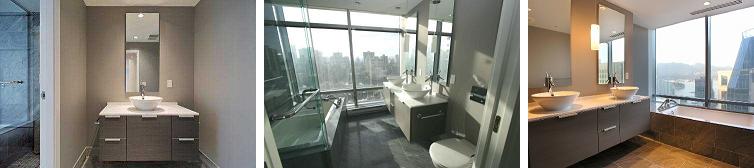 Shangri-la Vancouver bathrooms 1-3