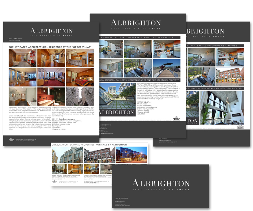 Albrighton Property Marketing Examples spread