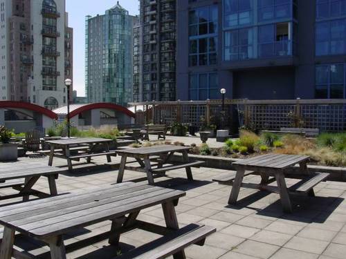 The Space -  Courtyard Picnic Tables - 1238 Seymour St