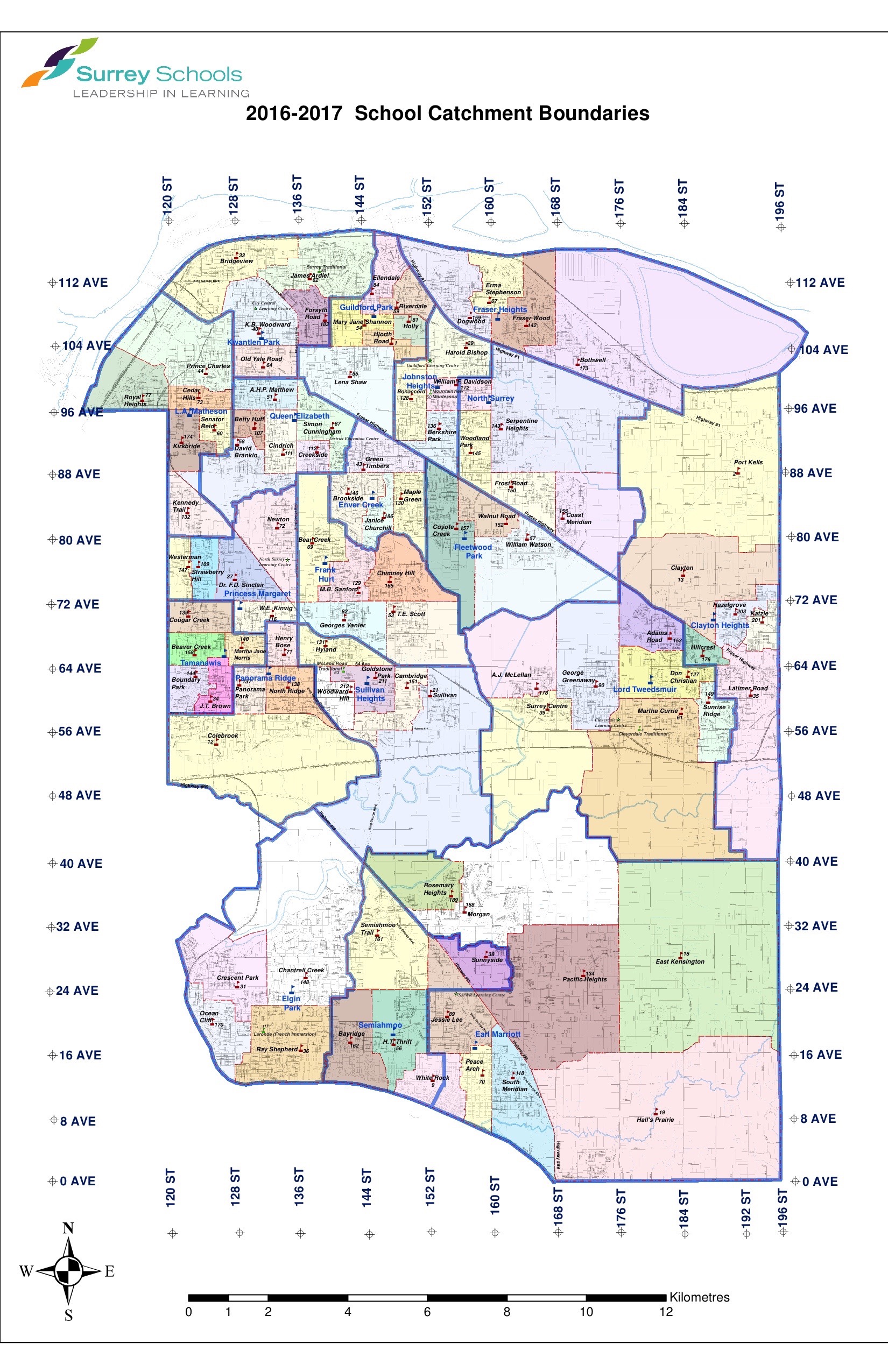 School Boundaries Map