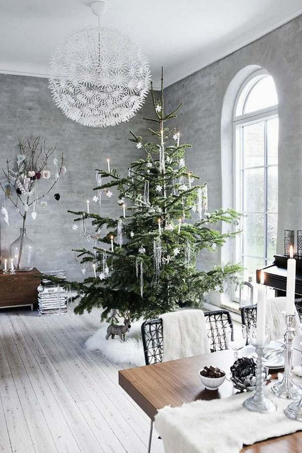 modern christmas decorated living rooms 12 1 kindesign