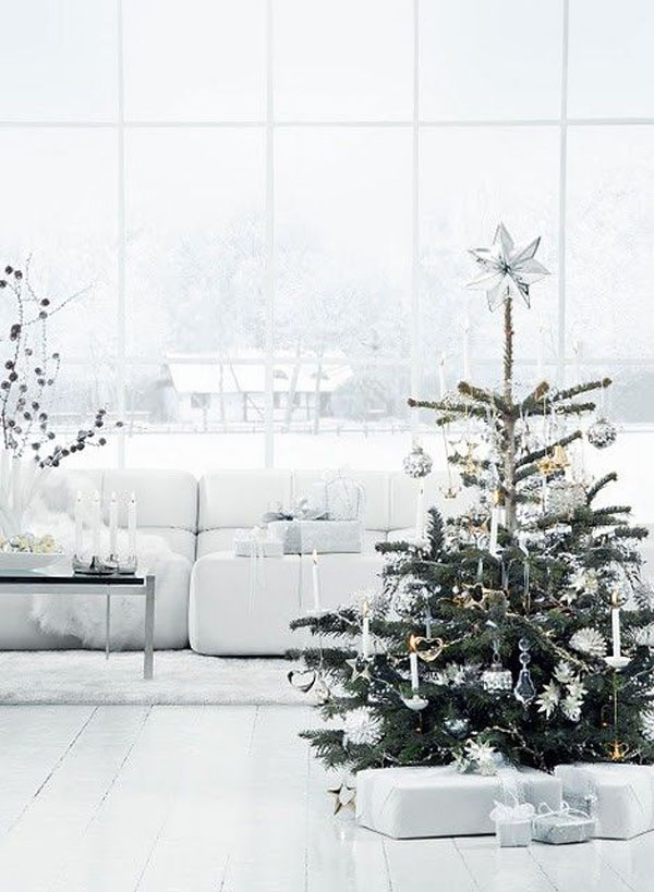 modern christmas decorated living rooms 32 1 kindesign