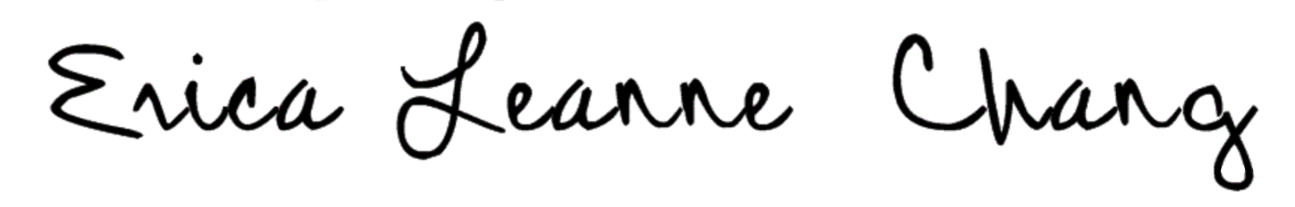 erica leanne chang signature 1