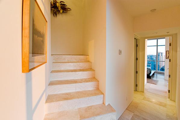 modern penthouse stairs