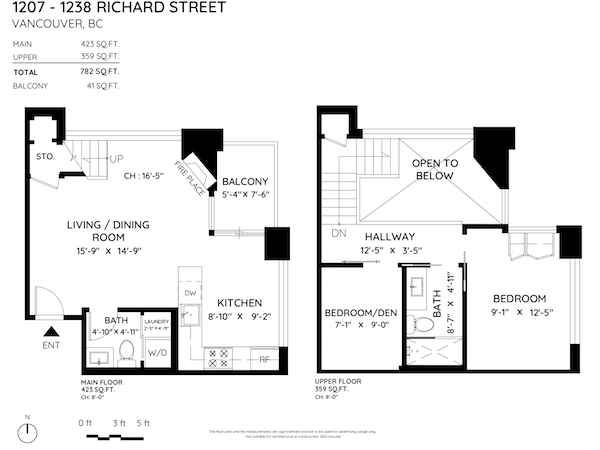 1238 richards st floor plan 2 bedroom