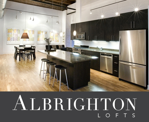 Albrighton lofts logo kitchen open