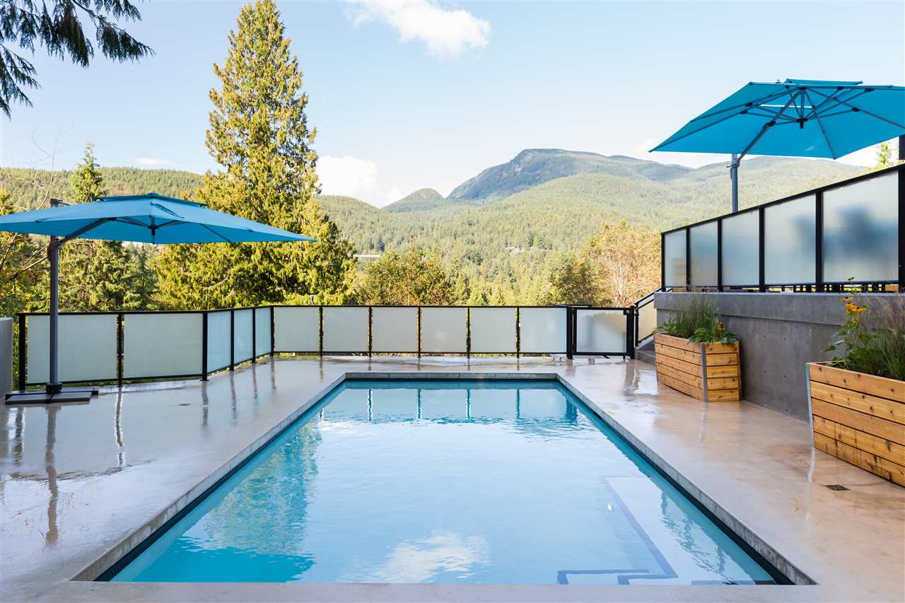 Beautiful Pool Area 5508 Marine Dr - West Van Modern Home