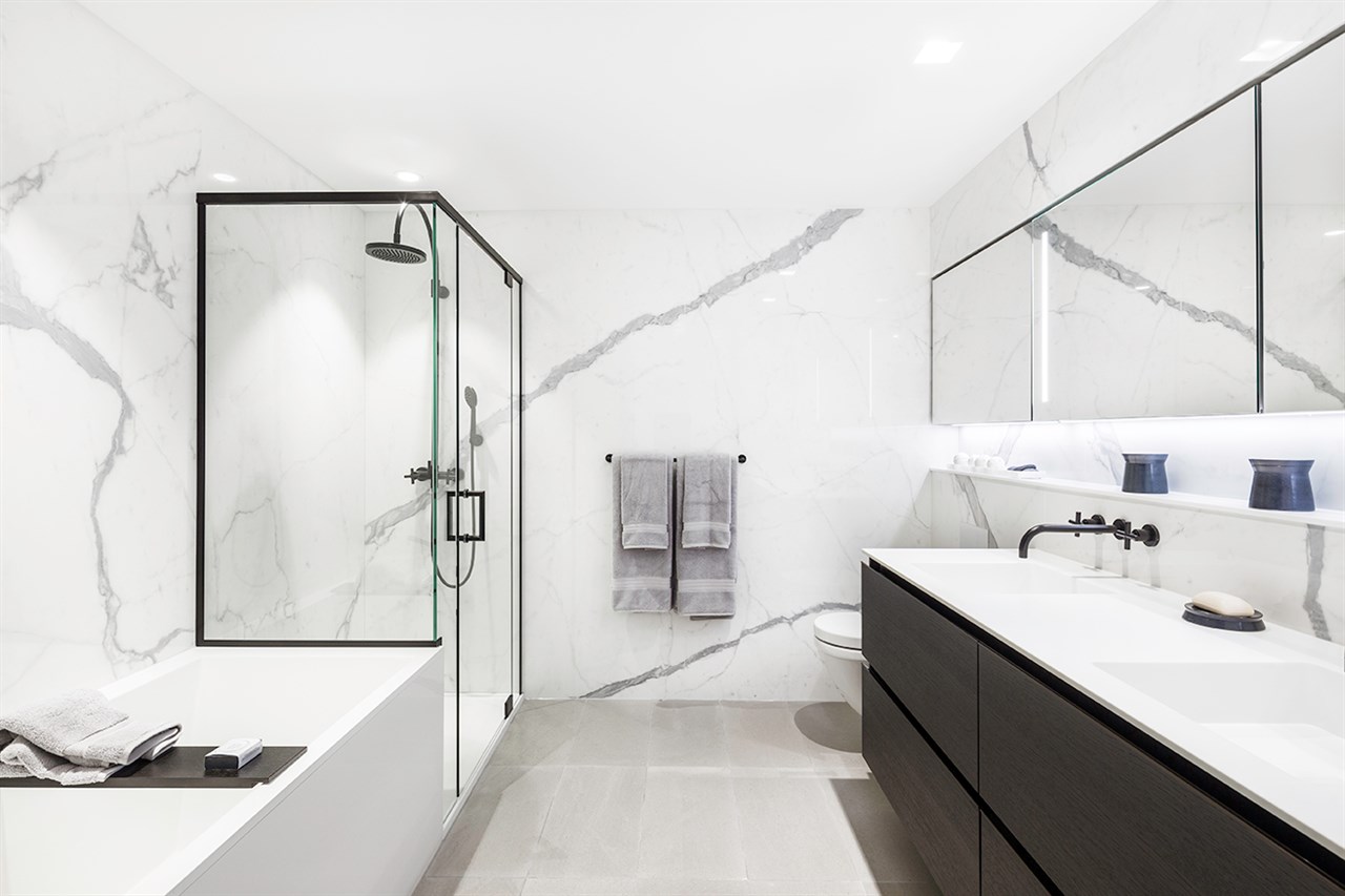 bathroom 620 cardero street vancouver bosa built