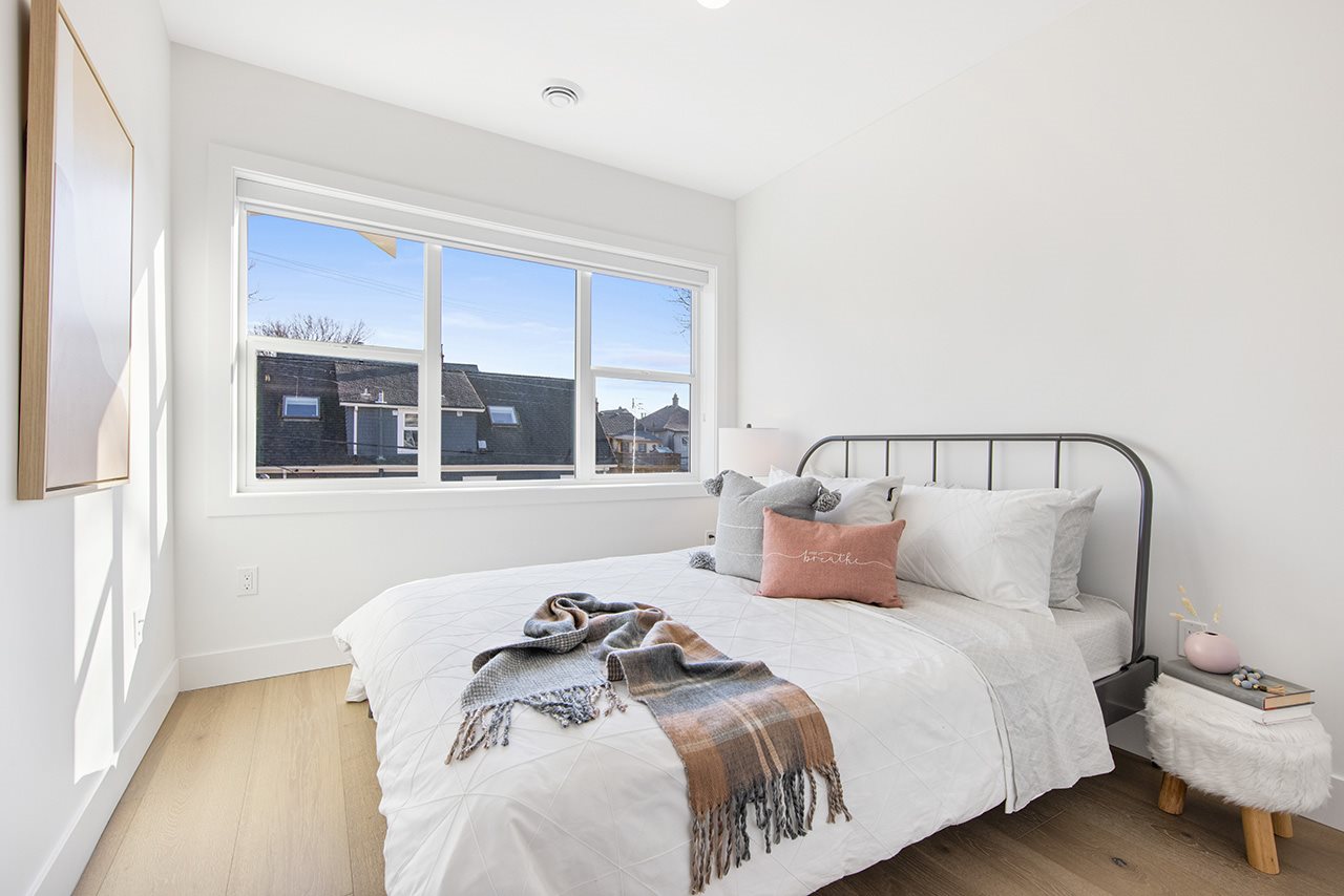 bedroom 1315 salsbury modern duplex vancouver