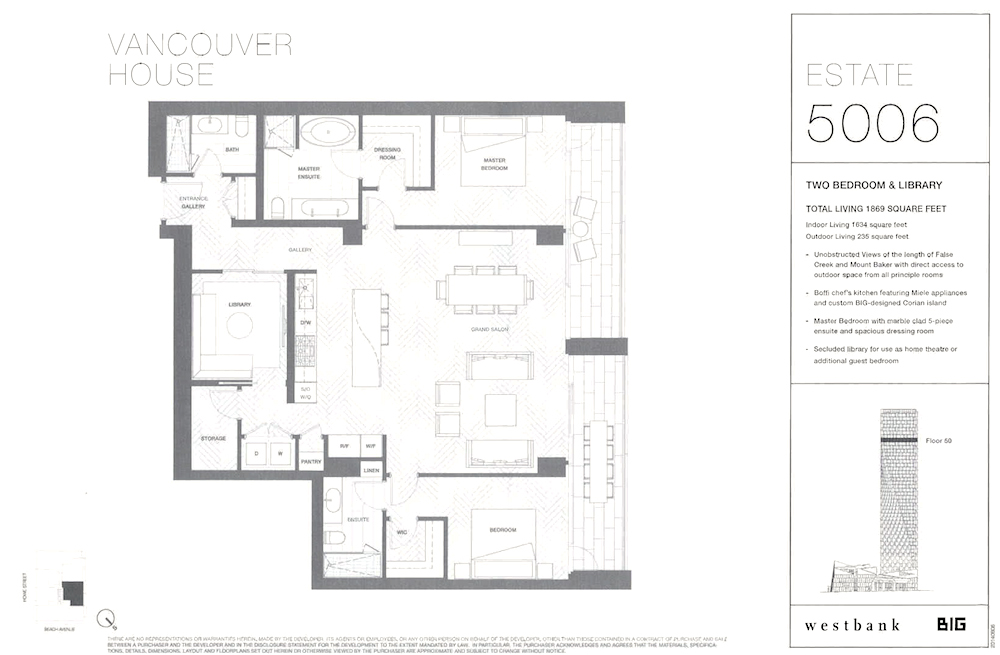 estates preview floor plan