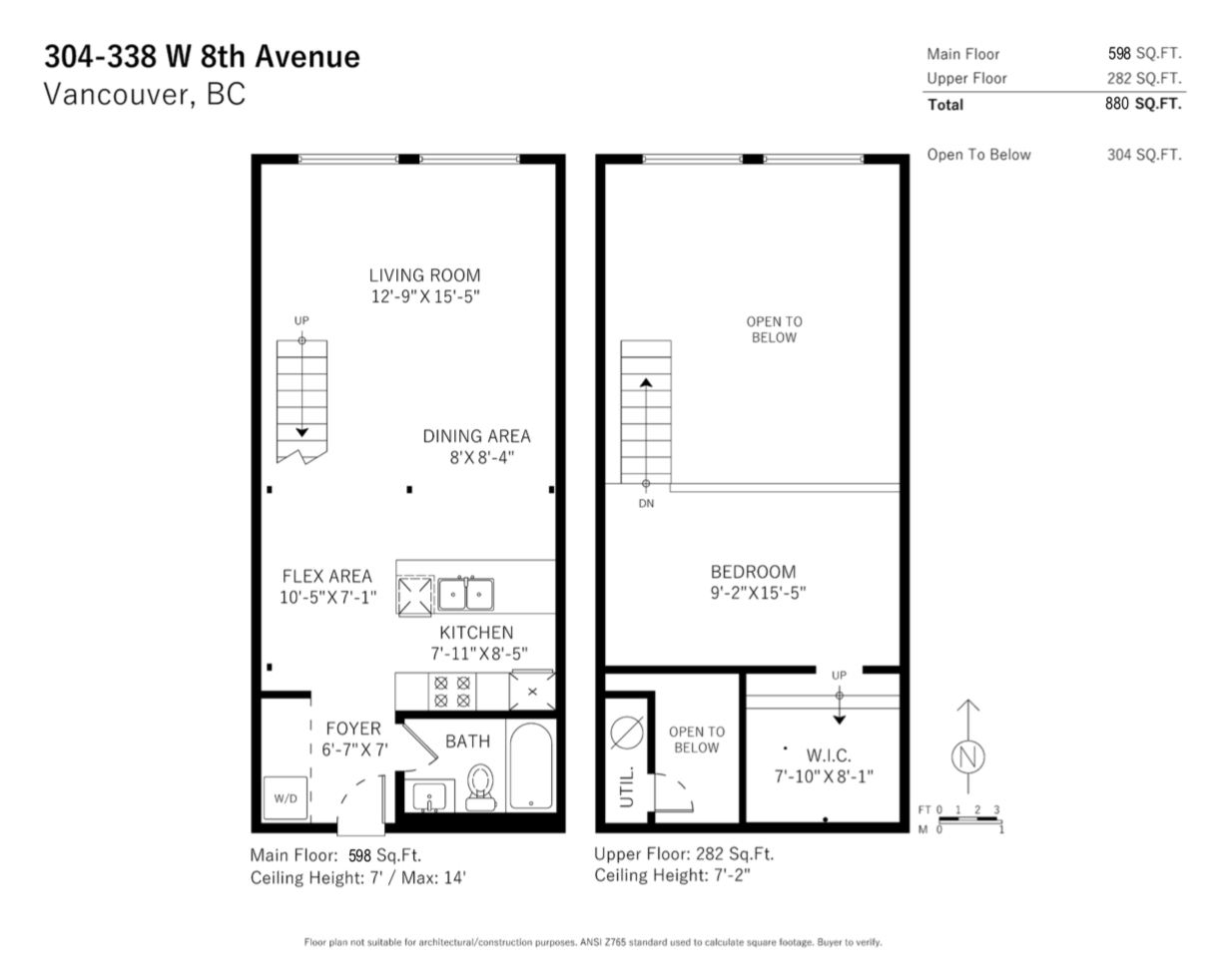 floor plan vancouver loft