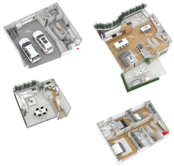 floor plans modern north vancouver home edgemont