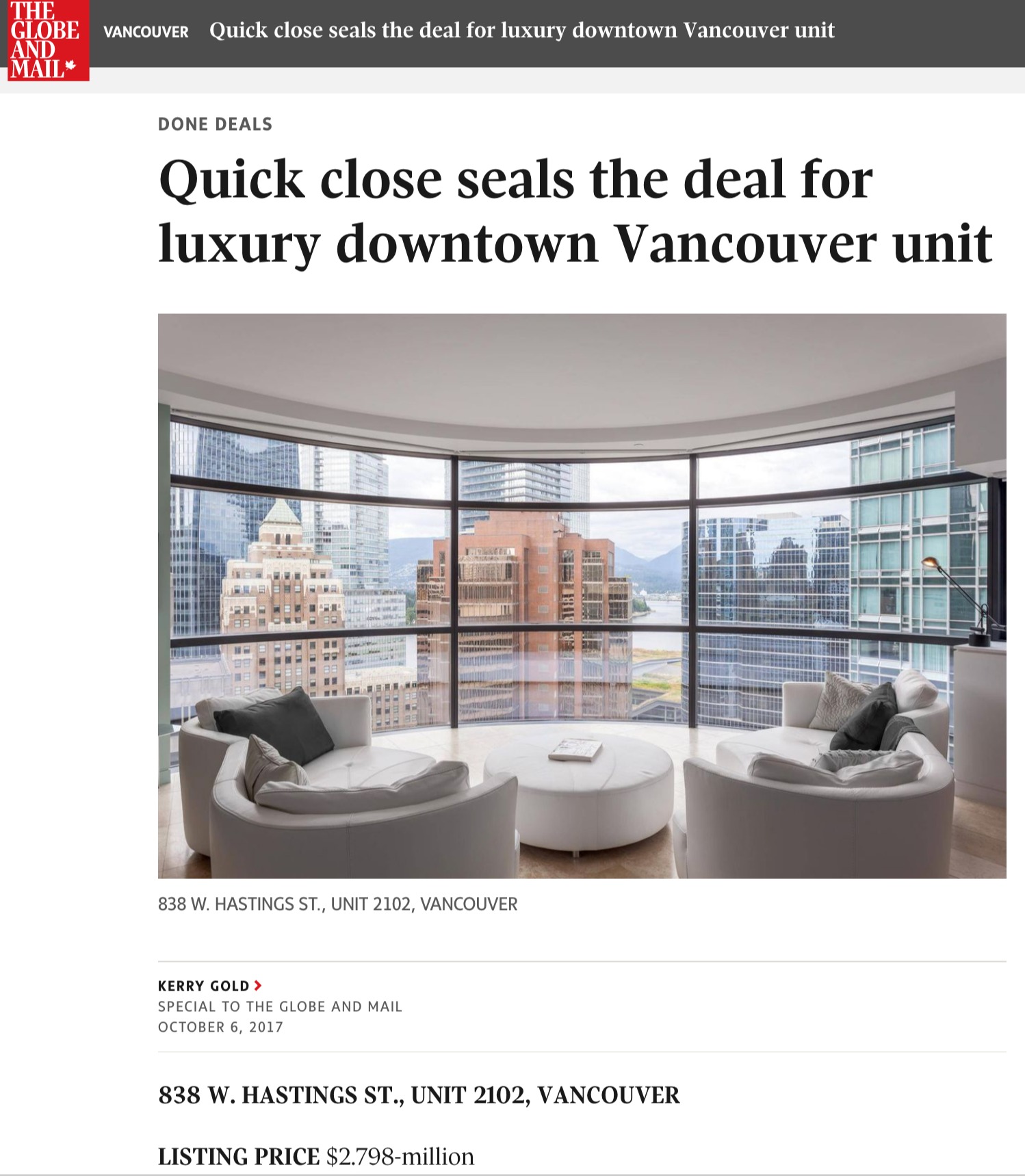 jameson house featured in globe  mail news a