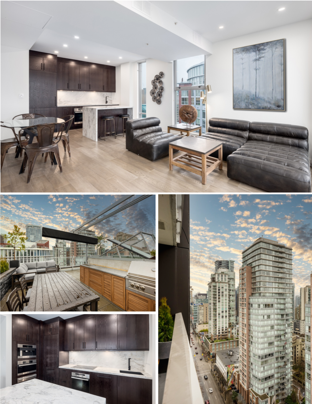 modern downtown vancouver penthouse for sale