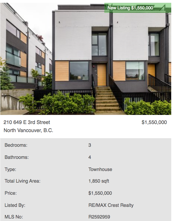 north vancouver modern homes for sale