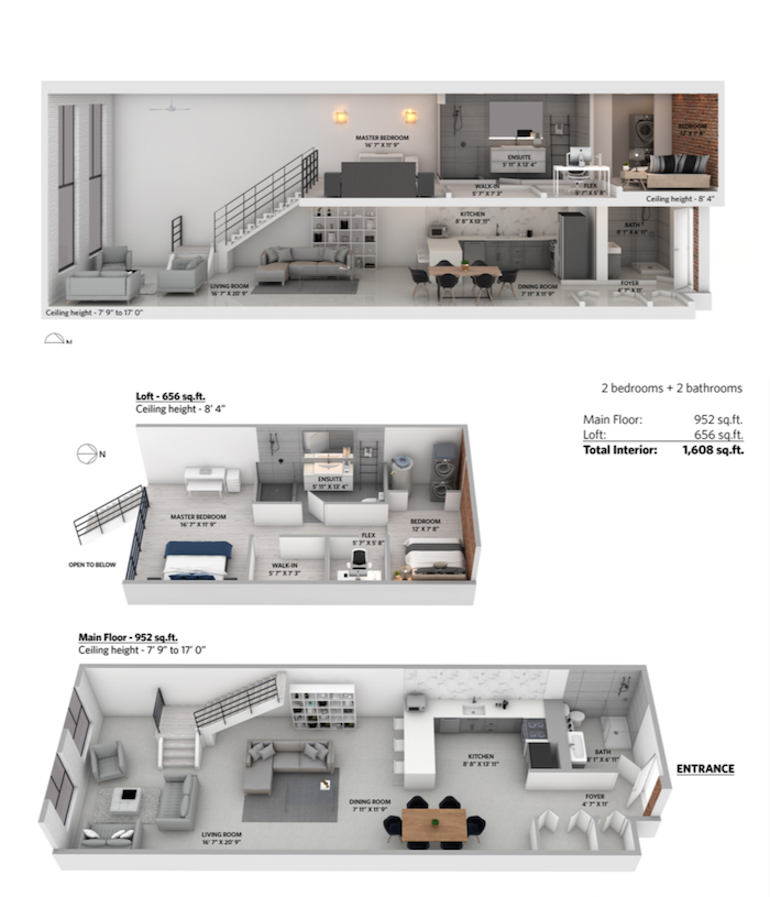 the workshop loft 2 bedrooms