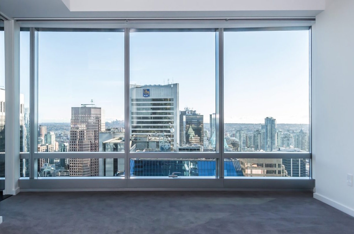 trump tower vancouver 1151 w georgia st bedroom view