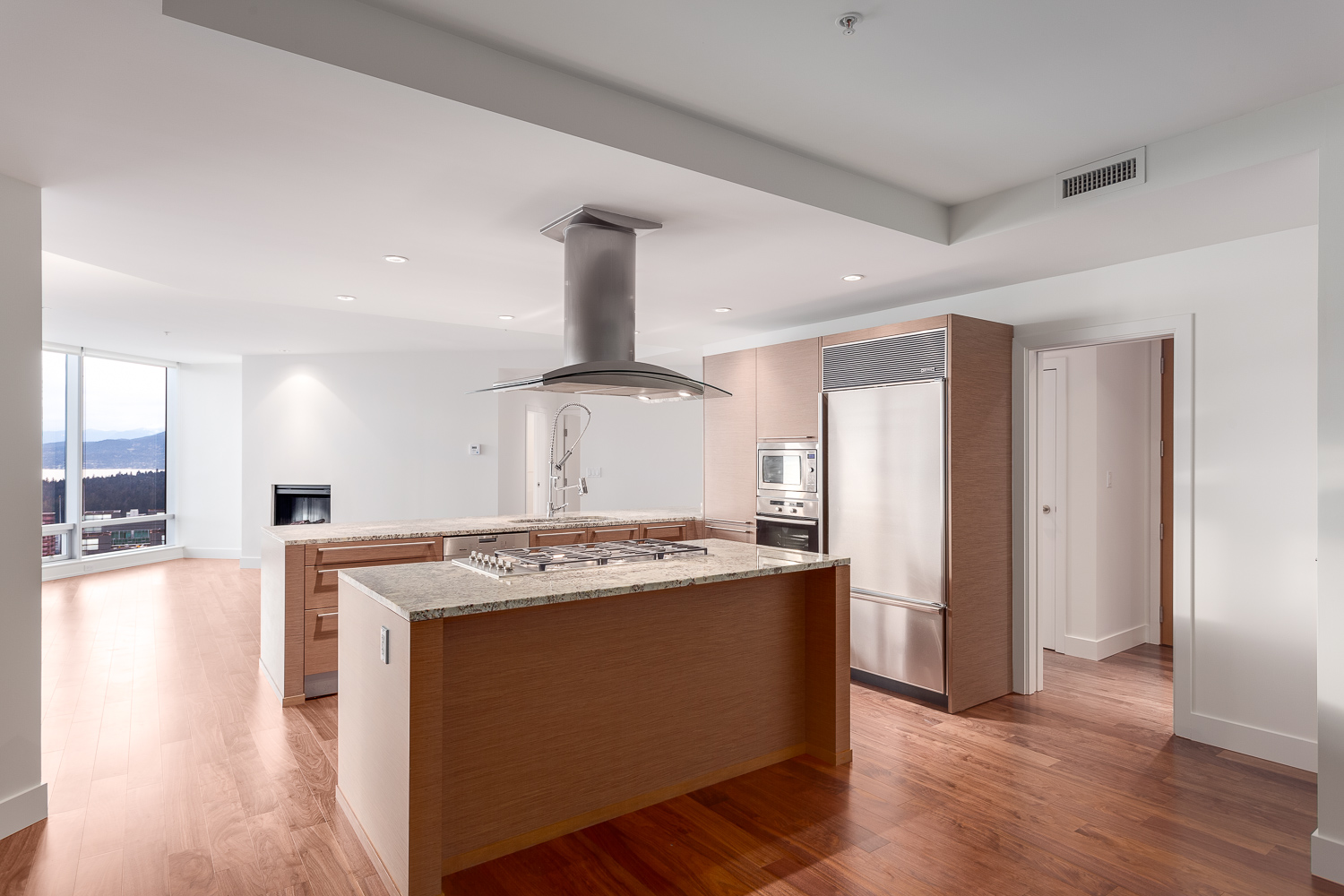 Large kitchen from an '01 suite at 1111 Alberni Street - Shangrila