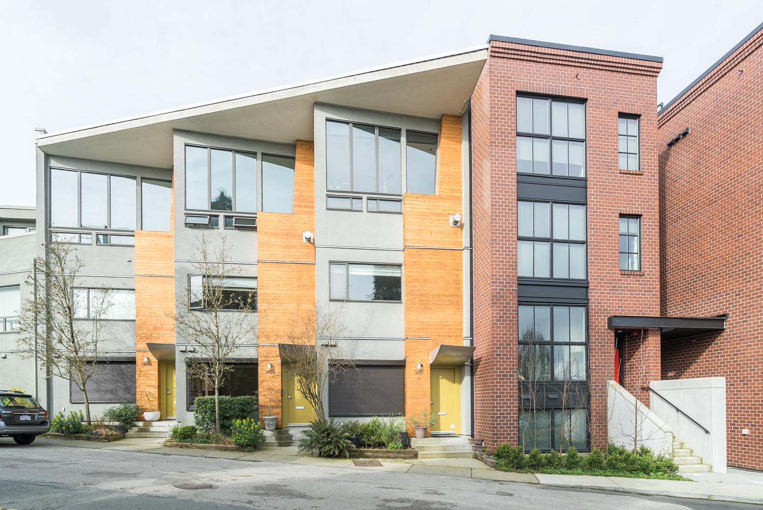 3455 porter st modern townhouse in east vancouver