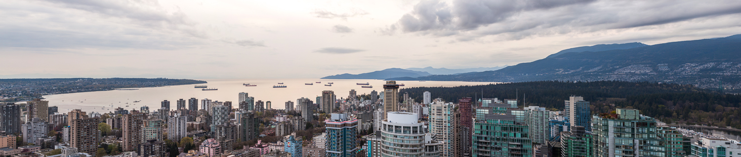 Beautiful Western view from Estates 1128 W Georgia Street - Shangri-la Vancouver