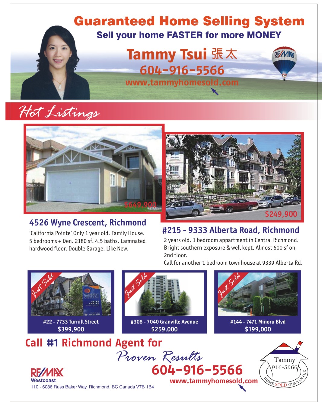 just sold flyer templates